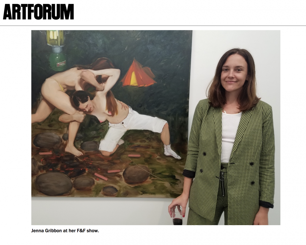 Jenna Gribbon in Artforum