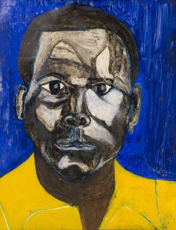 Frank Walter, Portrait of a Man in Yellow Shirt, c. 1970