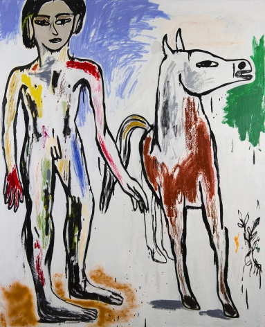 Cristina de Miguel, Boy Leading a Horse, 2016