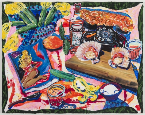 Kate Pincus-Whitney, Feast in the Neon Jungle: Dreams from Cefalu (You can call me on my shell phone), 2020