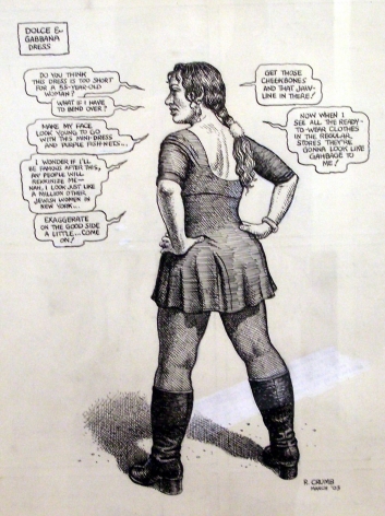 R. Crumb, Untitled (New York Times Series, Dolce &amp;amp; Gabanna), 2003