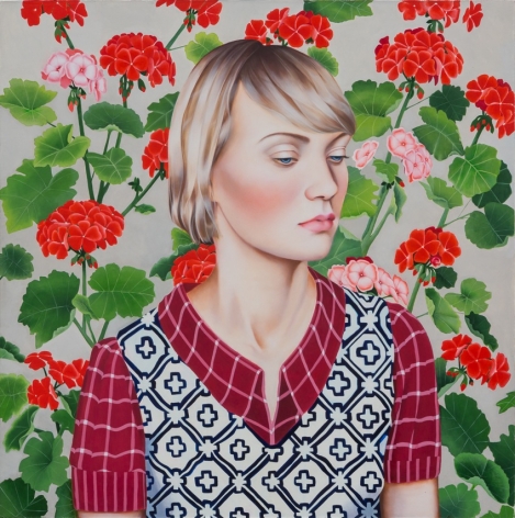 Jocelyn Hobbie Ruby Lake (Geraniums), 2017