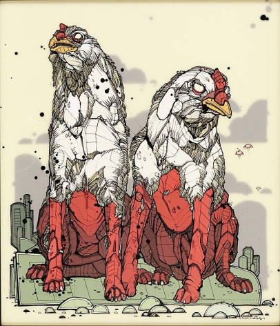 Nicholas Di Genova, Siamese Chicken-Hound