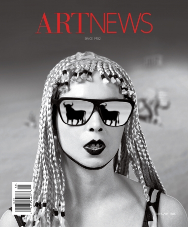 Mary Reid Kelley on the January 2015 cover of ARTnews