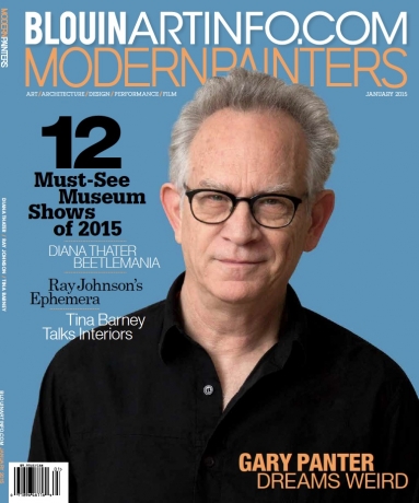 Gary Panter on the January 2015 cover of Modern Painters